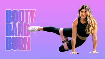 Foto van het Exercise On Demand programma: BOOTY BAND BURN